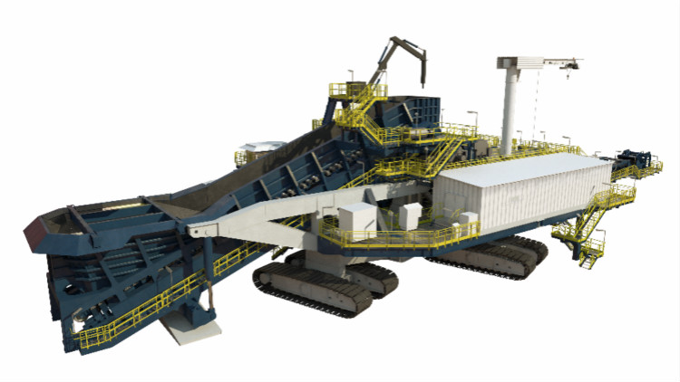 Self-moving Crusher